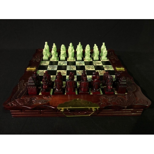 168 - Oriental style chess set