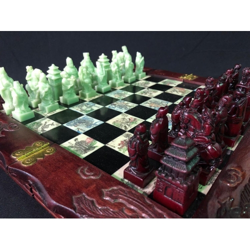 168 - Oriental style chess set