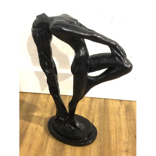 169 - Large Art Deco style figure, 56cm