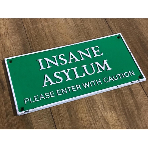 185 - Metal sign