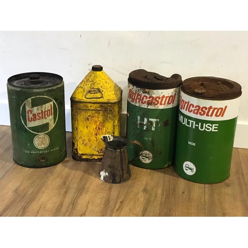 28 - Quantity of old oil cans