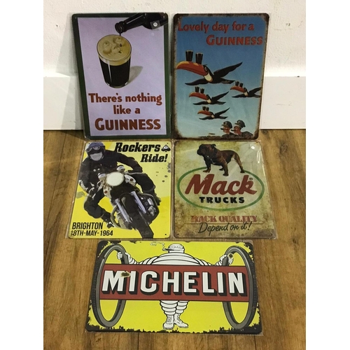 300 - 5 metal signs