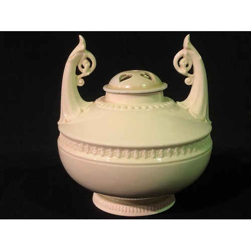 317 - Late Victorian Royal Worcester incense pot