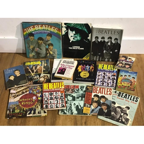 68 - Box of books and pamphlets of the Beatles