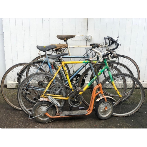 78 - Quantity of vintage bikes for repair