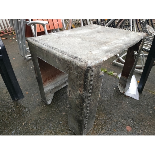 97 - Metal industrial table