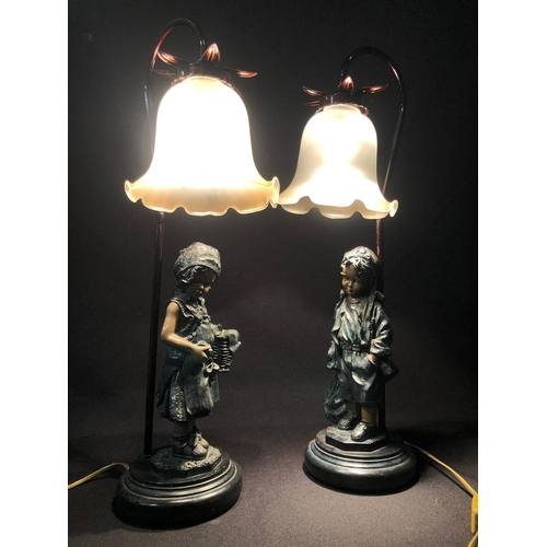 160 - Pair of lamps