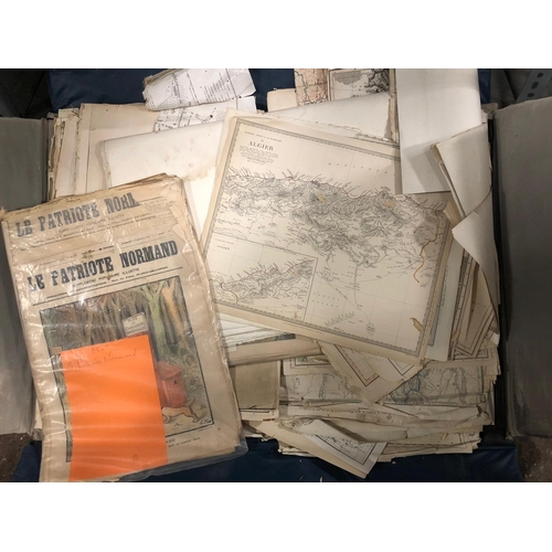 18 - Large quantity of old maps, Europe and Britain