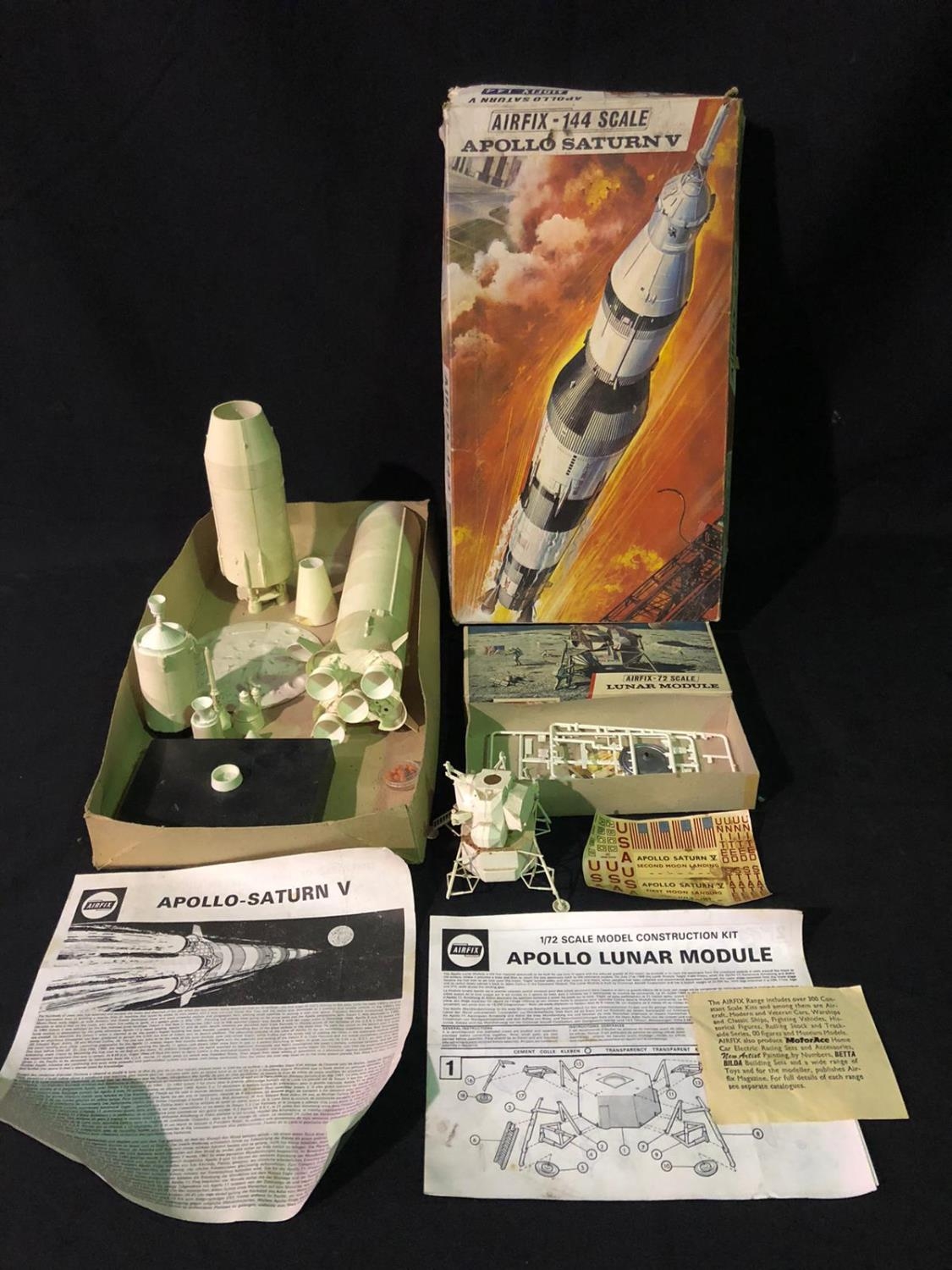 【期間限定】 1970's Airfix Apollo Saturn V with Lunar module その他