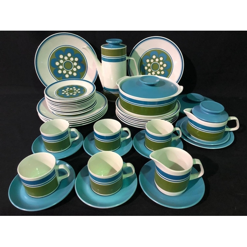 389 - Retro dinner and coffee set by J&G Meakin