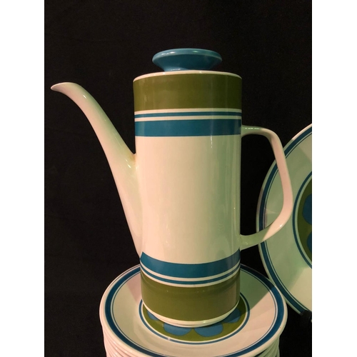 389 - Retro dinner and coffee set by J&G Meakin