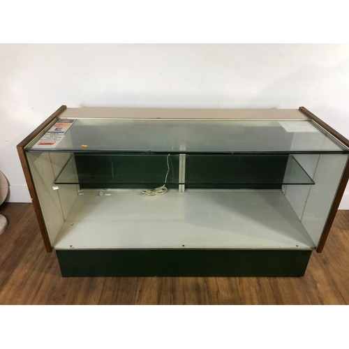 1073A - Large glass front display cabinet