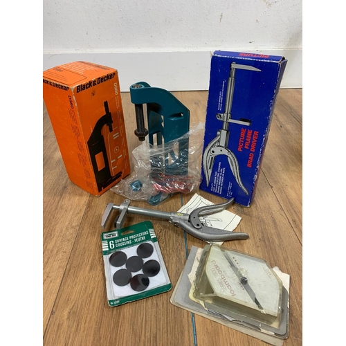 1 - Black & Decker drill stand etc