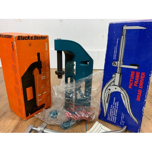 1 - Black & Decker drill stand etc
