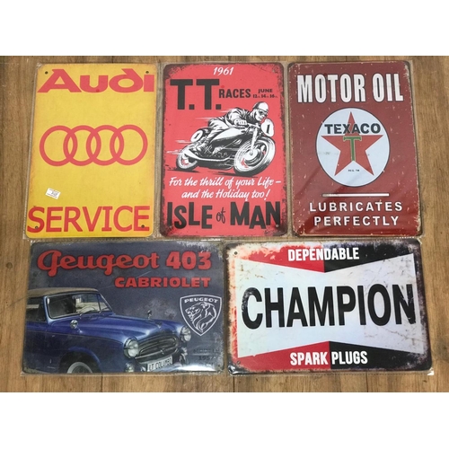 15 - 5 metal signs