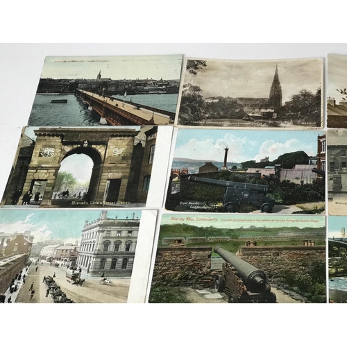 658 - 20 Londonderry postcards