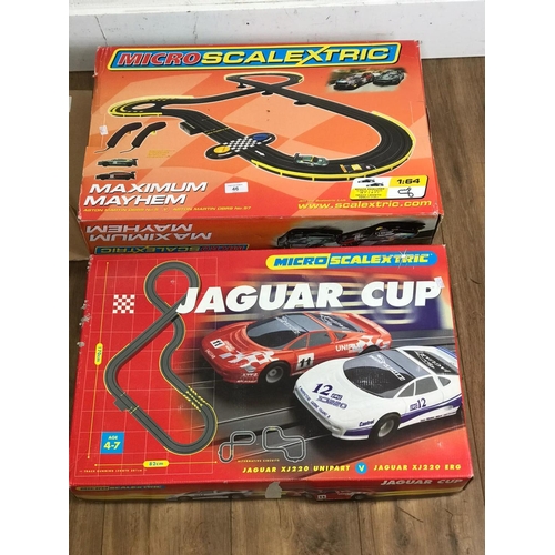 46 - 3 boxes of Scalextrix