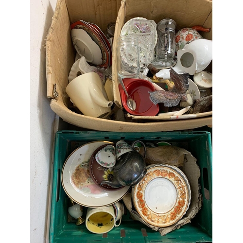 102 - Large quantity of pottery and glassware