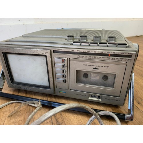 90 - TV cassette radio