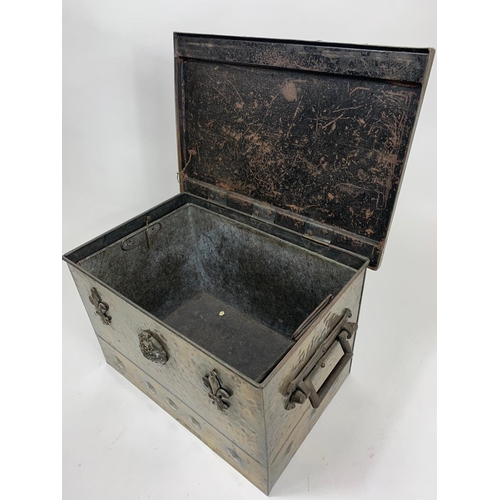 267A - Early 20th century coal box, 49cm x 34cm x 33cm