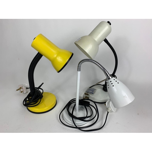 235 - 3 anglepoise lamps