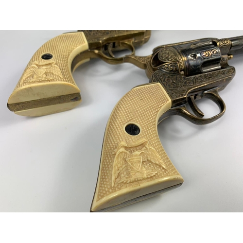 144 - Pair of replica colt pistols