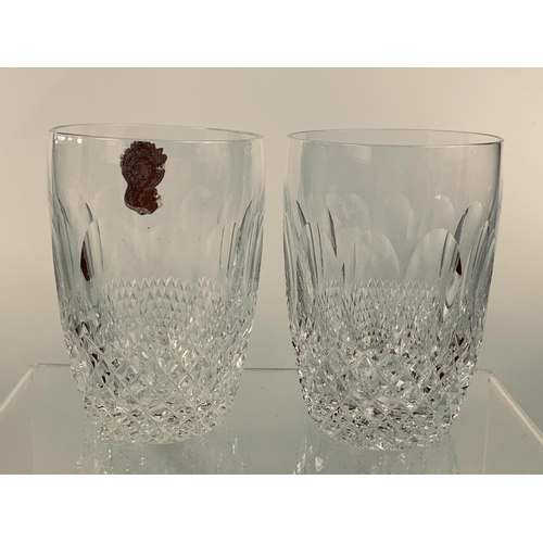 158 - 4 Pairs of Waterford crystal glasses