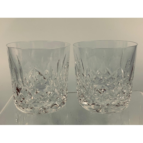 158 - 4 Pairs of Waterford crystal glasses