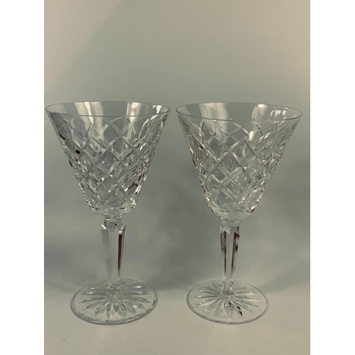 158 - 4 Pairs of Waterford crystal glasses