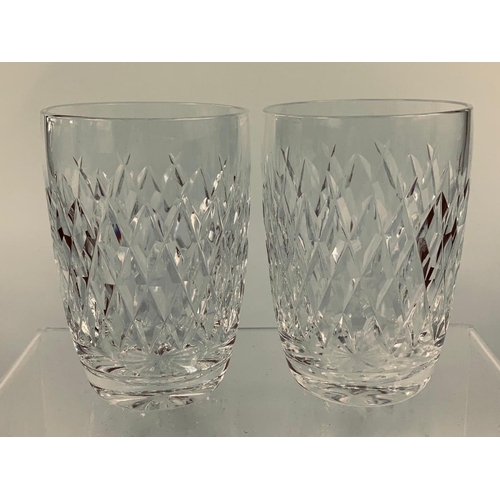 158 - 4 Pairs of Waterford crystal glasses