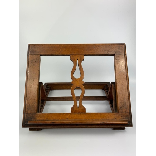 161 - Early 20th century music stand, 25x30cm