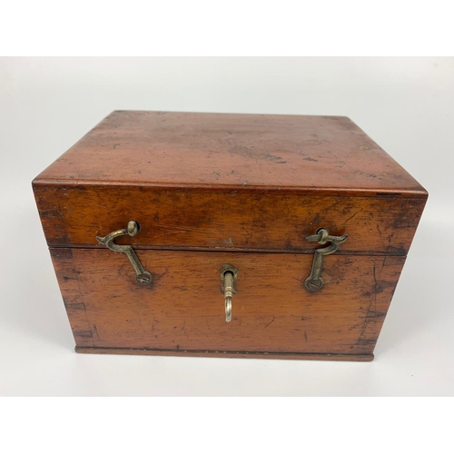 167 - Late Victorian storage box