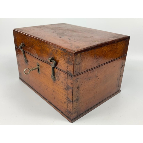 167 - Late Victorian storage box