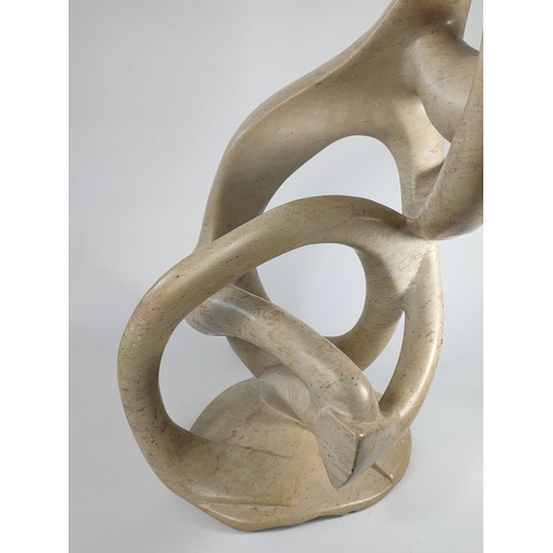 181 - Large stone abstract ornament, 45cm