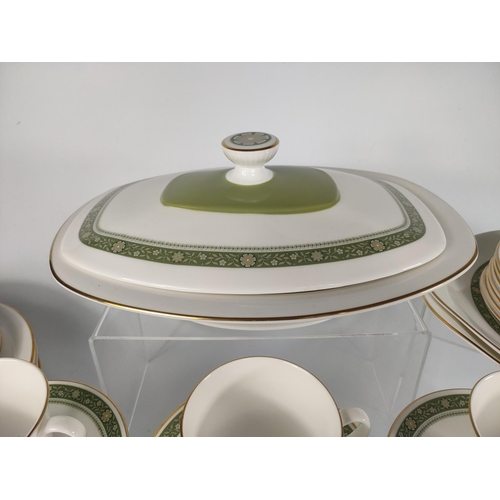 218 - 62pc. Royal Doulton tea and dinner set.