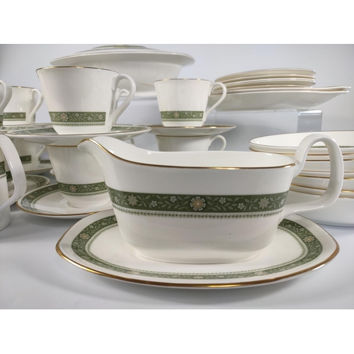 218 - 62pc. Royal Doulton tea and dinner set.