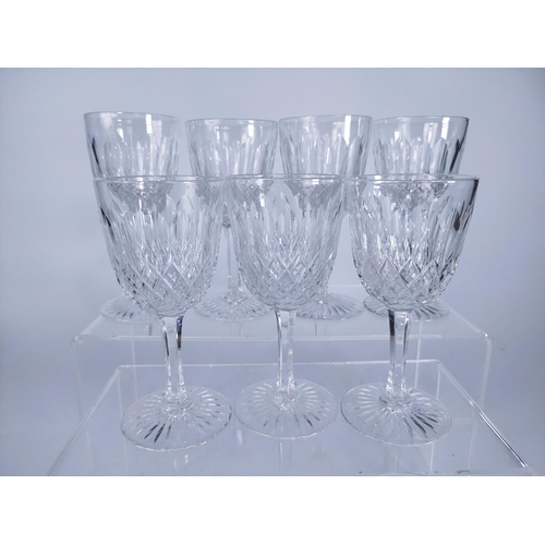 252 - Set of crystal glasses