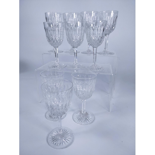 252 - Set of crystal glasses