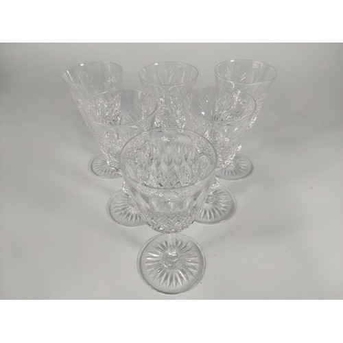 253 - 6 crystal glasses