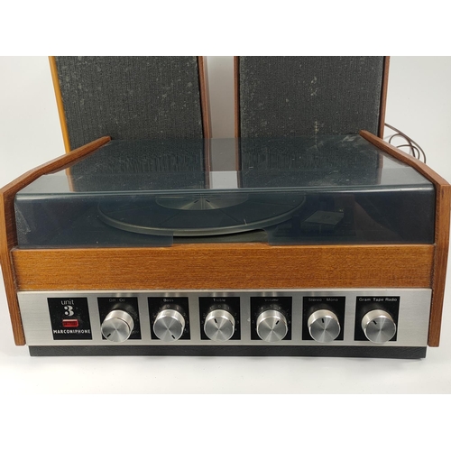 26 - Marconiphone record player and speakers