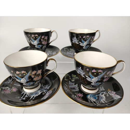 277 - Royal Albert part coffee set, Oriental