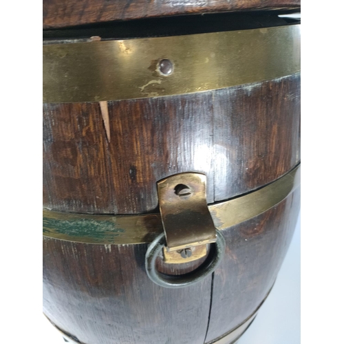 31 - Large ornamental barrel, 56cm