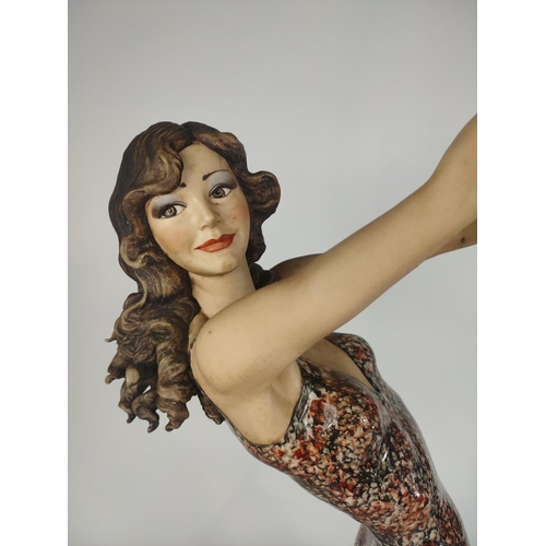 40 - Large Florence figurine by Giuseppe Armani, Mercedes. 64cm