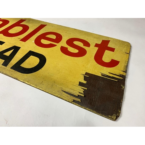 50 - Vintage Sunblest Bread sign, 100cm