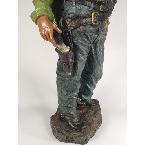 130 - Large Clint Eastwood, Man With No Name figure. 89cm