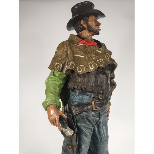 130 - Large Clint Eastwood, Man With No Name figure. 89cm