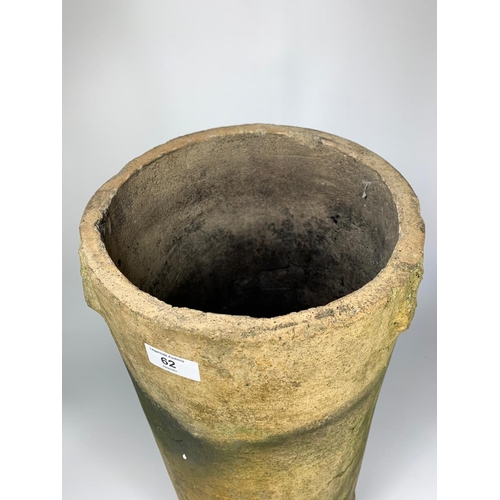 62 - Victorian chimney pot, 77cm