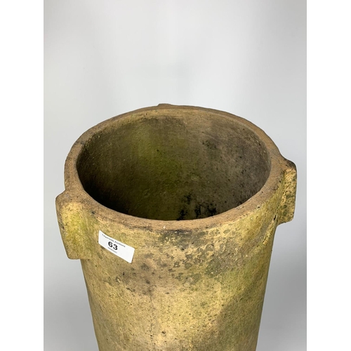 63 - Victorian chimney pot, 79cm