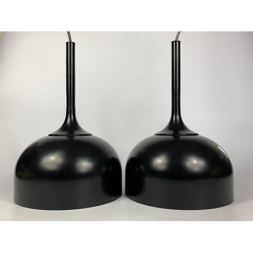 104 - Pair of Danish light fittings . 26 x 38cm