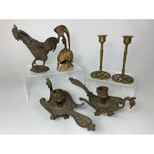 150 - Quantity of early 20th century brassware